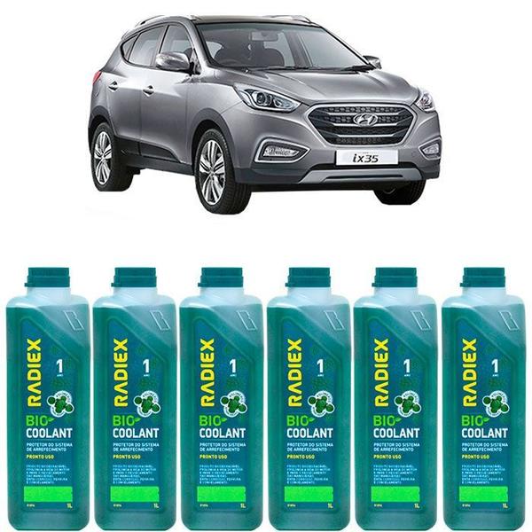 Imagem de Kit aditivo radiador bio coolant pronto para uso verde - hyundai ix35 - r1896