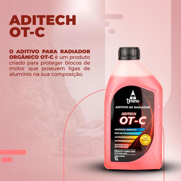 Imagem de Kit Aditivo Radiador Pronto Uso Homologado OT-C Fiat Gm Bmw