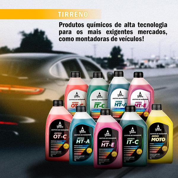 Imagem de Kit Aditivo Radiador Pronto Uso Homologado OT-C Fiat Gm Bmw