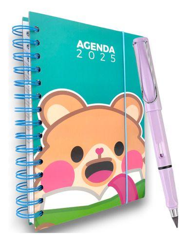 Imagem de Kit Agenda Lápis Grafit Escolar Marcador Organizador Anual