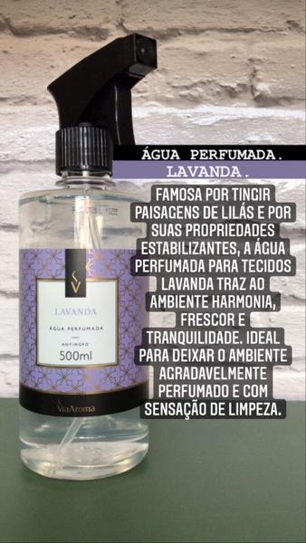 Imagem de Kit Água Perfumada De Lavanda 500ml + Refil 1l - Via Aroma