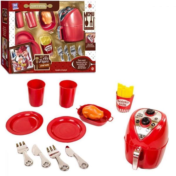 Imagem de Kit Air Fryer Chef Kids com Acessorios Zuca Toys 7647