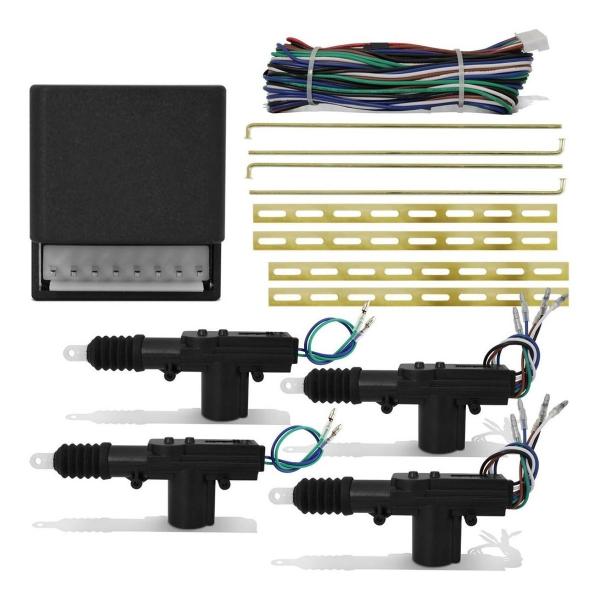 Imagem de Kit Alarme Positron 2 Controles+ Trava Eletrica Mais Vendido