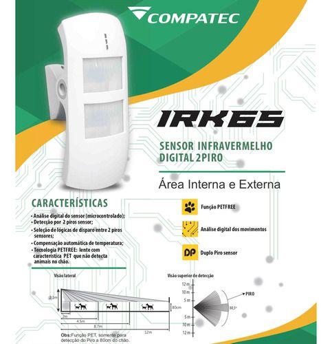 Imagem de Kit Alarme Residencial 2 Sensor PET Externo Internet Wifi Aplicativo