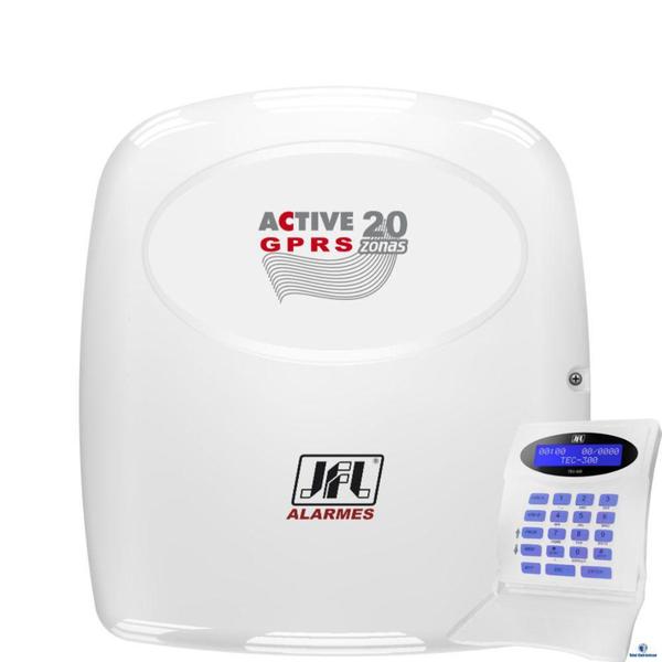 Imagem de Kit Alarme Residencial Active 20 Gprs Jfl Com Sensores Sem Fio - Jfl Alarmes