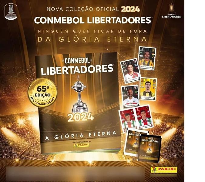 Imagem de Kit Álbum Com Todas As Figurinhas Da Libertadores 2024 É Só Colar