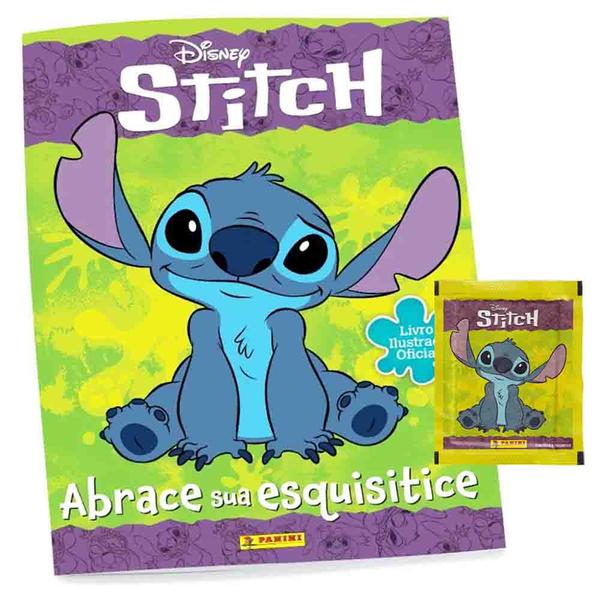 Imagem de Kit Album Disney Stitch + 50 Figurinhas Lilo & Stitch