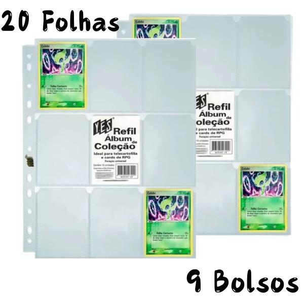 Imagem de Kit Álbum Pasta Fichário Pokémon GO com Box Equipe Instinto Treinador Spark e 20 Folhas 9 Bolsos TCG