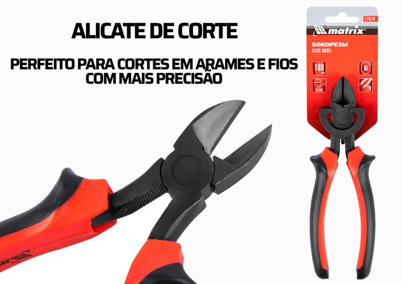 Imagem de Kit Alicates Universal + Corte + Universal + Luva Pigmentada