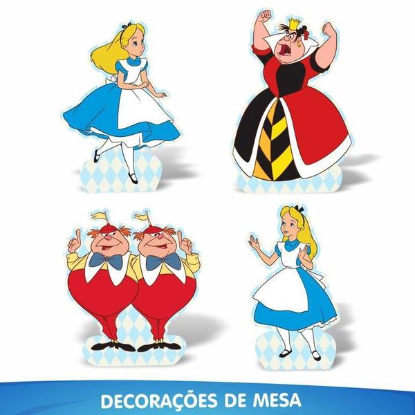 Imagem de Kit Alice País Maravilhas Decoração Festa Infantil Mágica