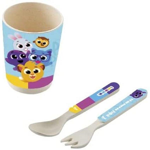 Imagem de Kit Alimentação 5 Peças Oficial Bolofofos - Zoop Baby - Zoop Toys