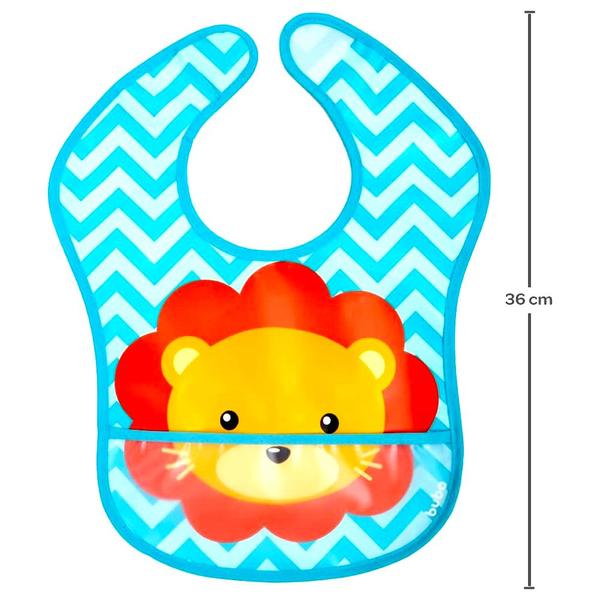 Kit Alimentação Bebê Leão Garfo Colher Babador 2 Pratos Buba Imagem de Kit Alimentação Bebê Leão Garfo Colher Babador 2 Pratos Buba