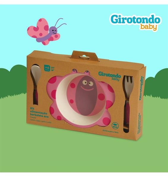 Imagem de Kit Alimentação Borboleta Eco - Girotondo Baby