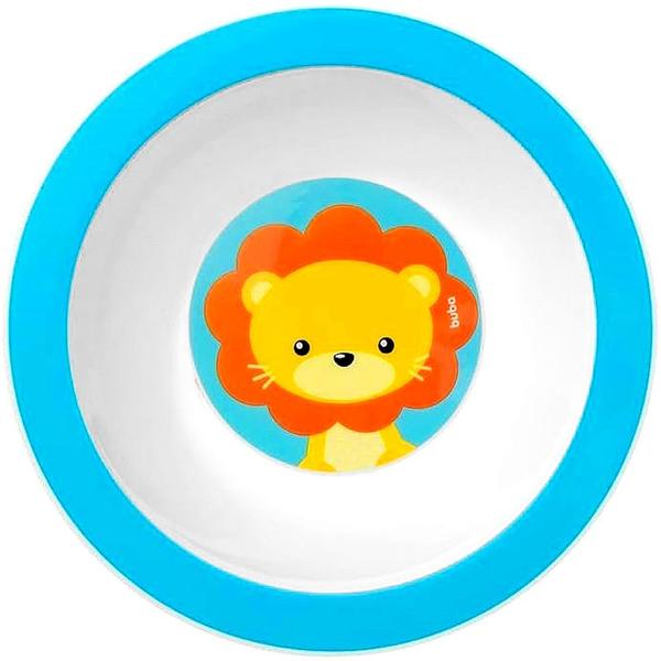 Kit Alimentação Bowl Pratinho Infantil e Talheres de Bebês de Leãozinho Buba Imagem de Kit Alimentação Bowl Pratinho Infantil e Talheres de Bebês de Leãozinho Buba