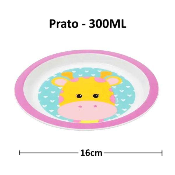 Kit Alimentação de Bebes Girafinha com 6 Peças Buba Original Imagem de Kit Alimentação de Bebes Girafinha com 6 Peças Buba Original