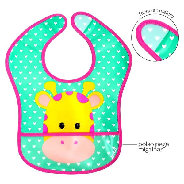 Kit Alimentação de Bebes Girafinha com 6 Peças Buba Original Imagem de Kit Alimentação de Bebes Girafinha com 6 Peças Buba Original