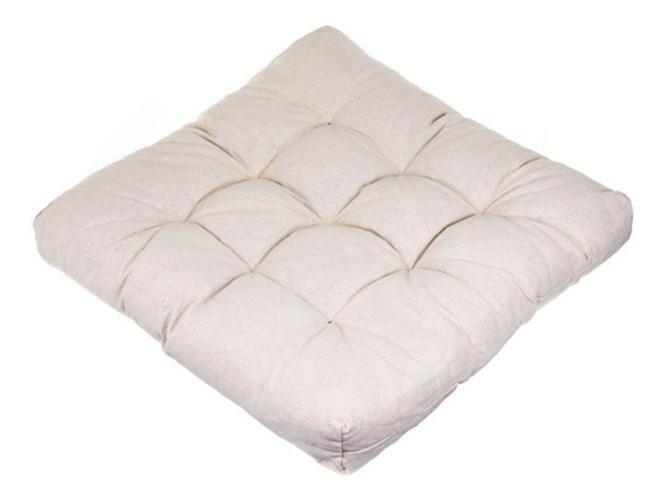 Imagem de Kit Almofada Futon Básica 70X70Cm 4 Unidades - Bege