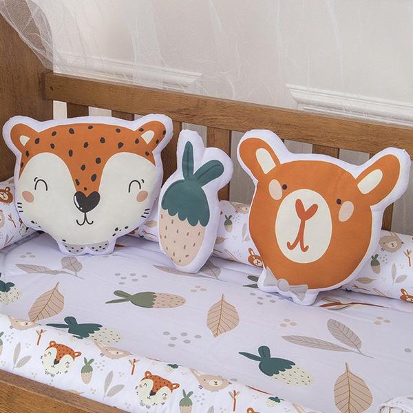 Imagem de Kit Almofadas Decorativas Infantil Florest 3 Peças