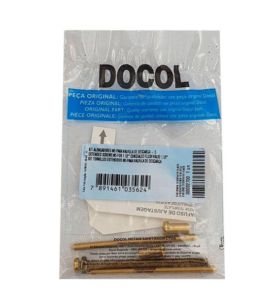 Kit Alongadores Válvula Descarga Docol Original Imagem de Kit Alongadores Válvula Descarga Docol Original
