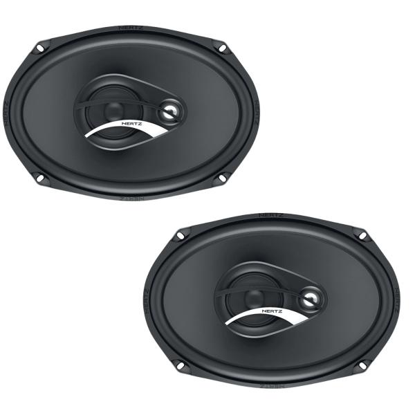 Kit Alto Falante Original Hertz Triaxial 6x9 Dcx 690 180 Rms
