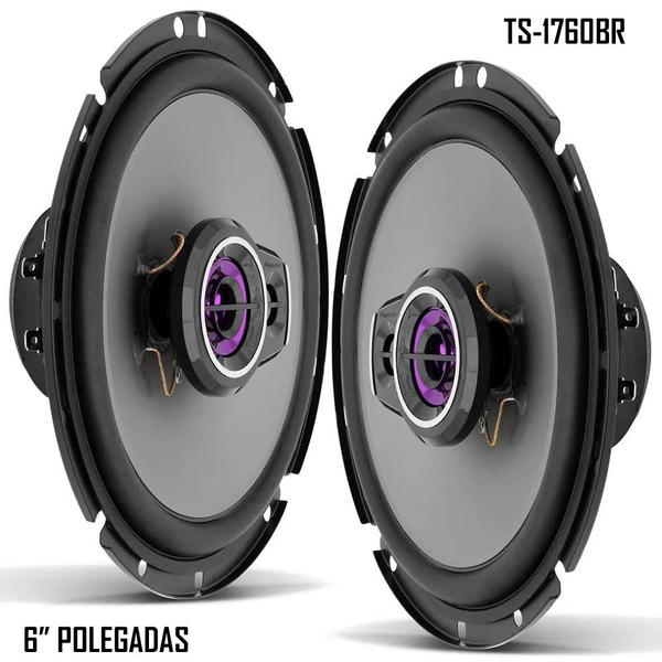 Imagem de Kit Alto Falante Porta Dianteira e Traseira Pioneer 200W RMS