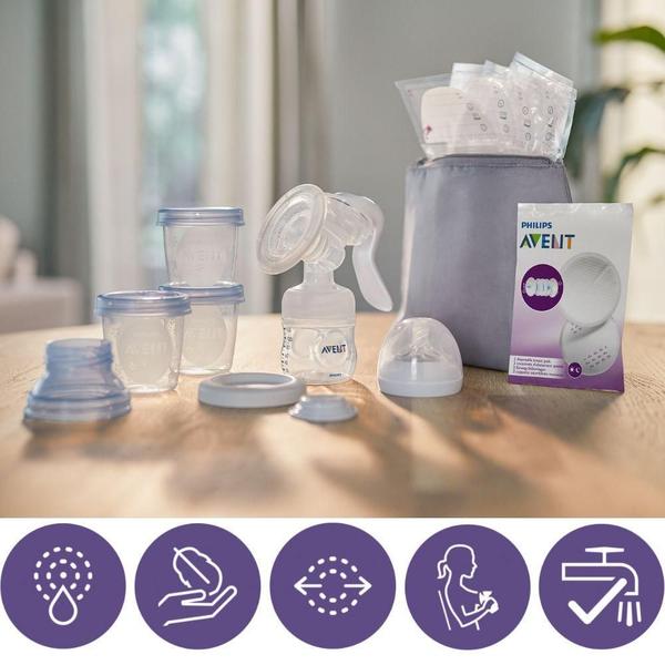 Imagem de Kit Amamentação + Thermopads + Concha Seio - Philips Avent