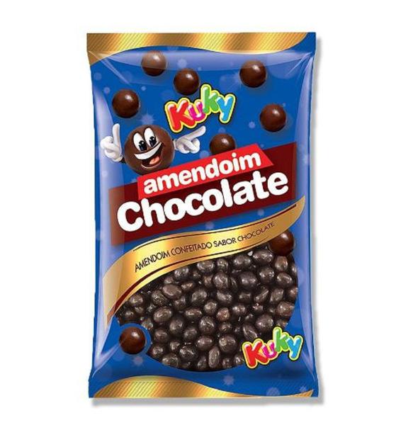 Imagem de Kit Amendoim Confeit. Chocolate400gr E Chocolate Branco500gr