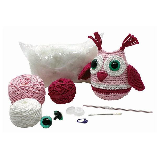 Kit Amigurumi Crochê Coruja - Kits For Kids Imagem de Kit Amigurumi Crochê Coruja - Kits For Kids