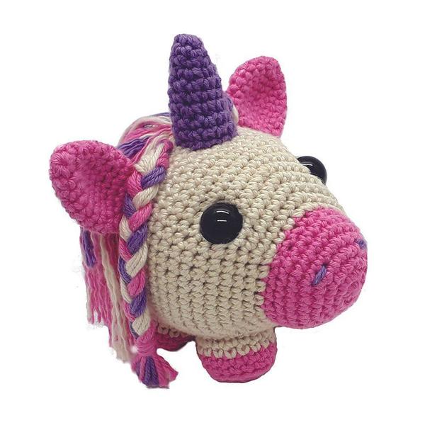 Kit Amigurumi Crochê - Unicórnio - Kits for Kids Imagem de Kit Amigurumi Crochê - Unicórnio - Kits for Kids