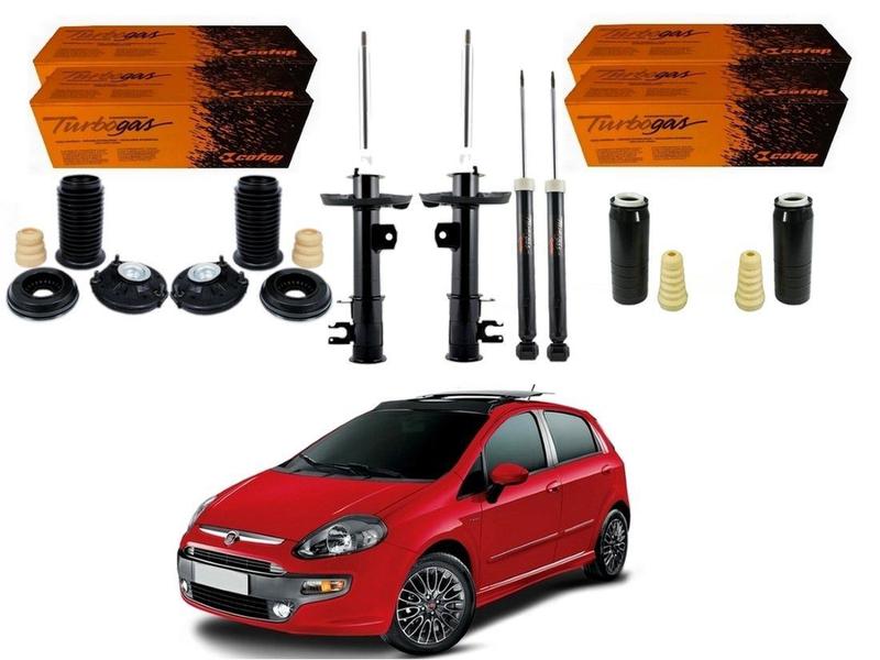 Imagem de Kit amortecedor dianteiro traseiro cofap original fiat punto 1.4 1.6 1.8 2011 a 2017