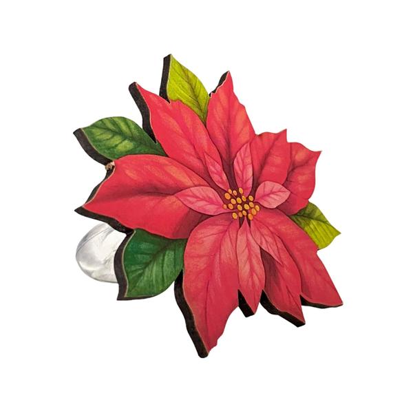 Kit Anel Porta Guardanapo de Natal Natalino Papai Noel - MUMUDECOR Imagem de Kit Anel Porta Guardanapo de Natal Natalino Papai Noel