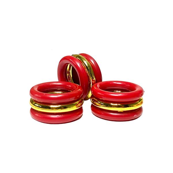 Kit Anel Porta Guardanapo de Natal Natalino Papai Noel - MUMUDECOR Imagem de Kit Anel Porta Guardanapo de Natal Natalino Papai Noel