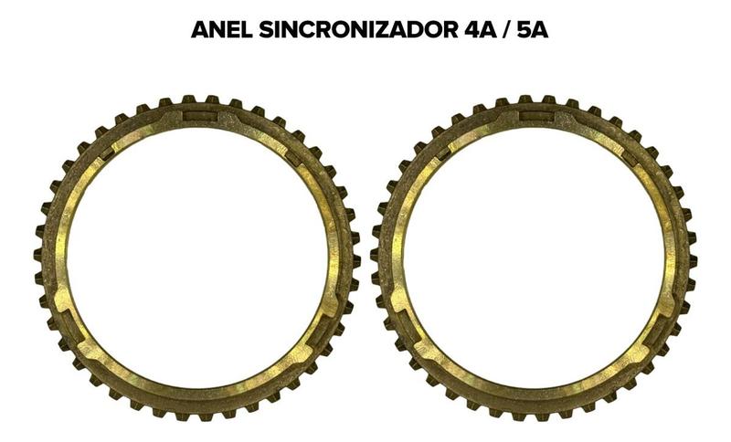 Imagem de Kit Anel Sincronizador 1a 2a 3a 4a 5a Ré F1000 1993 A 1998