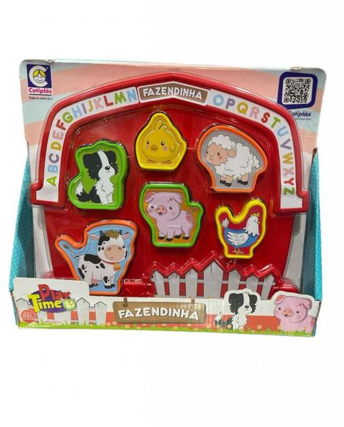 Kit Animais E Fazendinha Play Time - Cotiplas 2721 Imagem de Kit Animais E Fazendinha Play Time - Cotiplas 2721