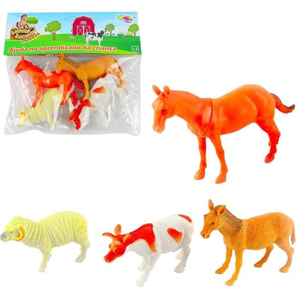 Imagem de Kit Animal Fenda Pvc Animais Incriveis 4 Pecas Na Solapa