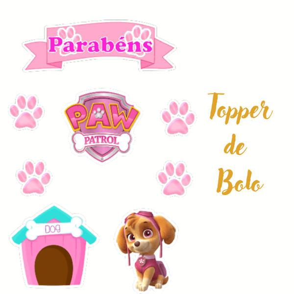 Kit aniversário decoração Skye Patrulha Canina festa em casa monta facil meninas - DBM Kids Imagem de Kit aniversário decoração Skye Patrulha Canina festa em casa monta facil meninas