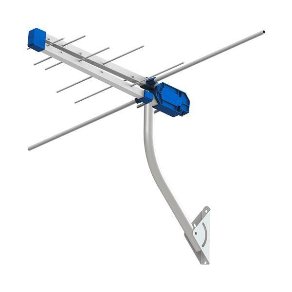 Imagem de Kit Antena Externa C/ Cabo Vhf/uhf/fm/hdtv + Mastro + 12 Metros De Cabo Prohd-3610 Proeletronic F083