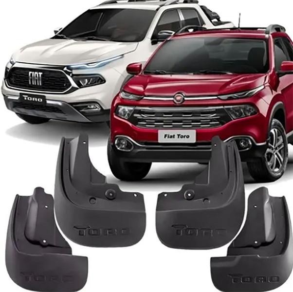 Imagem de Kit Apara Barro Fiat Toro Kit 4 Pçs