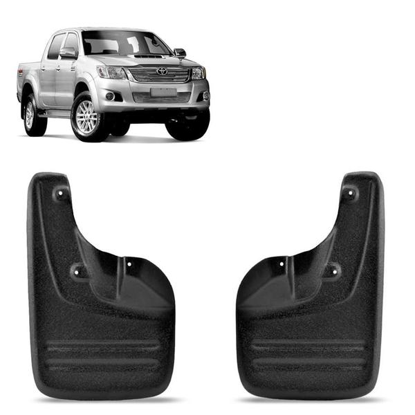 Imagem de Kit Apara Barro Lameira Hilux 2005 a 2015 Dianteiro 2 Peças