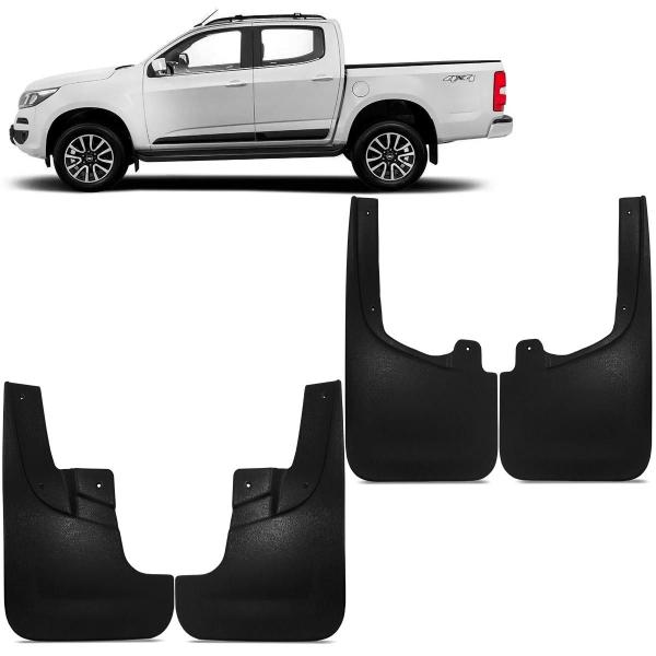 Imagem de Kit Apara Barro Lameira S10 2012 a 2022 Protetor Injetado Flap