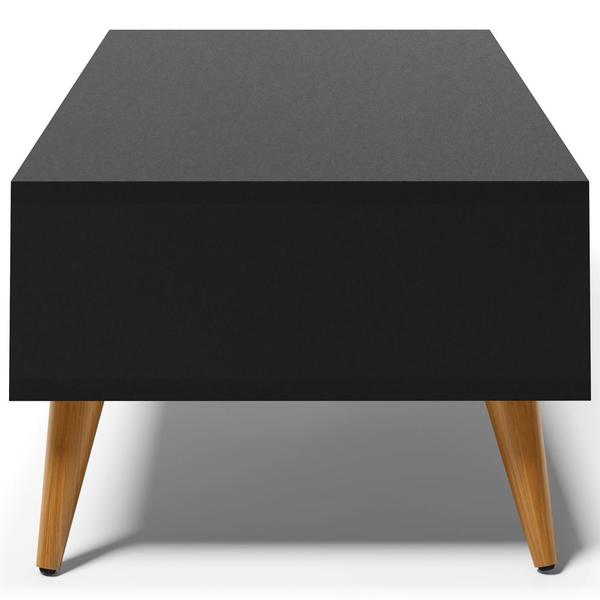 Imagem de Kit Aparador com Mesa de Centro Mônaco Pés Palito L03 Preto - Lyam Decor