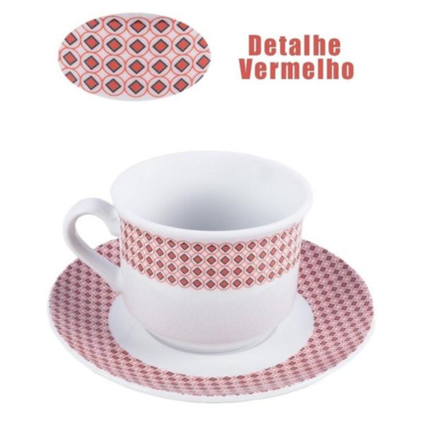 Imagem de Kit Aparelho De Jantar Fernanda 20 Pçs Servir Porcelana