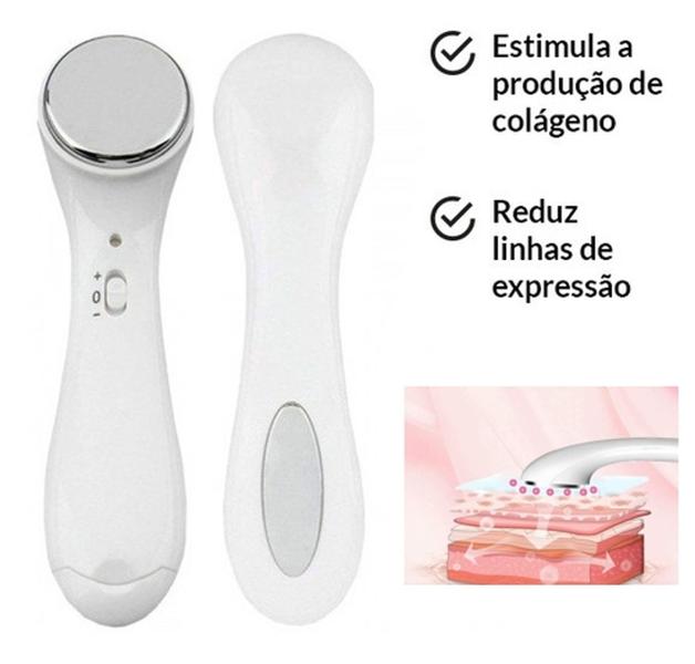 Imagem de Kit Aparelho de Massagem Vibratório com Infravermelho + Massageador Ultrassônico