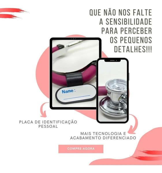 Imagem de Kit Aparelho De Medir Pressão Esfigmomanômetro + Estetoscópio PA Med