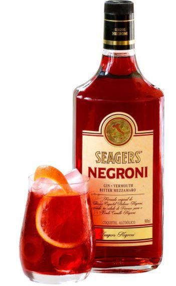 Kit Aperitivo Aperol 750ml + Gin Seagers Negroni 980ml - Aperol e Seagers Imagem de Kit Aperitivo Aperol 750ml + Gin Seagers Negroni 980ml