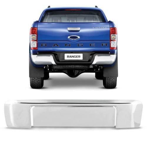 Imagem de Kit Aplique Cromado Maçaneta Retrovisor Tampa Traseira Ford Ranger 2013 à 2016