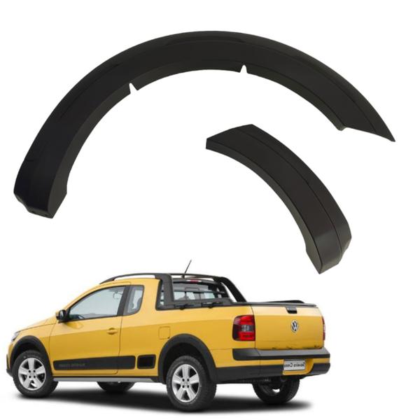 Kit Aplique Friso Paralama Traseiro Volkswagen Saveiro Cross G5 2010 2011 2012 2013 Esquerdo Original Imagem de Kit Aplique Friso Paralama Traseiro Volkswagen Saveiro Cross G5 2010 2011 2012 2013 Esquerdo Original