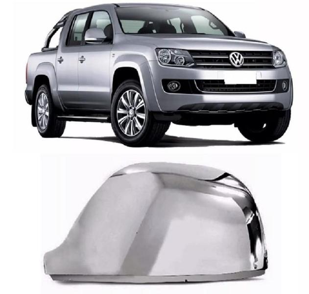 Imagem de Kit Aplique Retrovisor Cromado Amarok 2010 A 2019