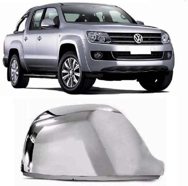 Imagem de Kit Aplique Retrovisor Cromado Amarok 2010 A 2019