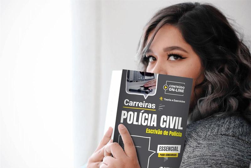 Imagem de Kit Apostila Carreiras Polícia Civil 2023 Escrivão Polícia +